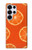 S3946 Motif orange sans couture Etui Coque Housse pour Samsung Galaxy S25 Ultra