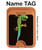 S0125 Vert Gecko Madagascan Magnetic Card Holder Wallet Stand with MagSafe for iPhone 16 15 14 13 Pro Max
