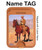 S0772 Cowboy occidental Magnetic Card Holder Wallet Stand with MagSafe for iPhone 16 15 14 13 Pro Max