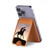 S0773 Cow-boy Magnetic Card Holder Wallet Stand with MagSafe for iPhone 16 15 14 13 Pro Max