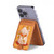 S1217 Maneki Neko Lucky Cat Magnetic Card Holder Wallet Stand with MagSafe for iPhone 16 15 14 13 Pro Max