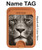 S1352 Lion Visage Magnetic Card Holder Wallet Stand with MagSafe for iPhone 16 15 14 13 Pro Max