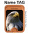 S2046 Aigle à tête blanche Magnetic Card Holder Wallet Stand with MagSafe for iPhone 16 15 14 13 Pro Max