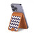 S2345 Marine Bleu Shavron Zig zag Magnetic Card Holder Wallet Stand with MagSafe for iPhone 16 15 14 13 Pro Max