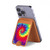 S2884 Tie Dye Swirl couleur Magnetic Card Holder Wallet Stand with MagSafe for iPhone 16 15 14 13 Pro Max