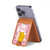 S3025 Rose Maneki Neko chat chanceux Magnetic Card Holder Wallet Stand with MagSafe for iPhone 16 15 14 13 Pro Max