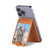 S3068 Carte de tarot Reine des épées Magnetic Card Holder Wallet Stand with MagSafe for iPhone 16 15 14 13 Pro Max