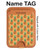 S3258 Motif ananas Magnetic Card Holder Wallet Stand with MagSafe for iPhone 16 15 14 13 Pro Max