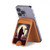S3262 Lune de nuit faucheuse cimetière Magnetic Card Holder Wallet Stand with MagSafe for iPhone 16 15 14 13 Pro Max
