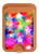 S3292 Coloré Disco étoile Magnetic Card Holder Wallet Stand with MagSafe for iPhone 16 15 14 13 Pro Max