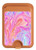 S3444 Art numérique liquide coloré Magnetic Card Holder Wallet Stand with MagSafe for iPhone 16 15 14 13 Pro Max