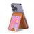 S3444 Art numérique liquide coloré Magnetic Card Holder Wallet Stand with MagSafe for iPhone 16 15 14 13 Pro Max