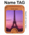 S3447 Paris Eiffel Le coucher du soleil Magnetic Card Holder Wallet Stand with MagSafe for iPhone 16 15 14 13 Pro Max