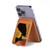 S3453 Africaine Reine Néfertiti Silhouette Magnetic Card Holder Wallet Stand with MagSafe for iPhone 16 15 14 13 Pro Max