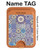 S3537 Motif marocain Mosaïque Magnetic Card Holder Wallet Stand with MagSafe for iPhone 16 15 14 13 Pro Max
