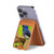 S3839 Oiseau bleu du bonheur Oiseau bleu Magnetic Card Holder Wallet Stand with MagSafe for iPhone 16 15 14 13 Pro Max