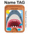 S3947 Caricature d'hélicoptère de requin Magnetic Card Holder Wallet Stand with MagSafe for iPhone 16 15 14 13 Pro Max