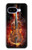 S0864 Violon feu Etui Coque Housse pour Google Pixel 9a