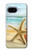 S1117 Étoiles de mer sur la plage Etui Coque Housse pour Google Pixel 9a