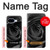 S1598 Noir Rose Etui Coque Housse pour Google Pixel 9a