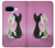 S1832 Chat d'amour Etui Coque Housse pour Google Pixel 9a