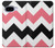 S1849 Rose Noir Chevron Zigzag Etui Coque Housse pour Google Pixel 9a
