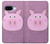 S3269 Porc Dessin animé Etui Coque Housse pour Google Pixel 9a