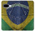 S3297 Brésil Drapeau graphique Football Millésime Etui Coque Housse pour Google Pixel 9a
