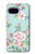 S3494 Rose à pois millésimé Etui Coque Housse pour Google Pixel 9a