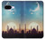 S3502 Coucher de soleil islamique Etui Coque Housse pour Google Pixel 9a