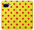 S3526 Rouge tache à pois Etui Coque Housse pour Google Pixel 9a