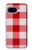 S3535 Rouge vichy Etui Coque Housse pour Google Pixel 9a