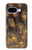 S3691 Plume de paon d'or Etui Coque Housse pour Google Pixel 9a