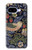 S3791 William Morris Strawberry Thief Fabric Etui Coque Housse pour Google Pixel 9a