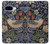 S3791 William Morris Strawberry Thief Fabric Etui Coque Housse pour Google Pixel 9a