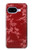 S3817 Motif de fleurs de cerisier floral rouge Etui Coque Housse pour Google Pixel 9a