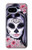 S3821 Sugar Skull Steampunk Fille Gothique Etui Coque Housse pour Google Pixel 9a