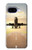 S3837 Avion Décollage Sunrise Etui Coque Housse pour Google Pixel 9a