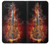 S0864 Violon feu Etui Coque Housse pour iPhone 16e