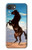 S0934 Sauvage Black Horse Etui Coque Housse pour iPhone 16e