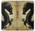 S1482 Peinture Noir dragon Etui Coque Housse pour iPhone 16e, 17e