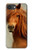 S1595 Beau cheval marron Etui Coque Housse pour iPhone 16e