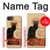 S2739 Chat Noir Noir Chat Millésime Etui Coque Housse pour iPhone 16e