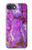 S2907 Violet Turquoise Pierre Etui Coque Housse pour iPhone 16e