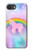 S3070 Arc en ciel pastel ciel Licorne Etui Coque Housse pour iPhone 16e
