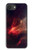 S3897 Espace nébuleuse rouge Etui Coque Housse pour iPhone 16e, 17e