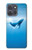 S0843 Baleine bleue Etui Coque Housse pour Motorola Moto G Power (2025)