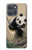 S2210 Peinture Art Panda Fluffy Etui Coque Housse pour Motorola Moto G Power (2025)