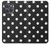 S2299 Noir Pois Etui Coque Housse pour Motorola Moto G Power (2025)