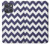 S2345 Marine Bleu Shavron Zig zag Etui Coque Housse pour Motorola Moto G Power (2025)